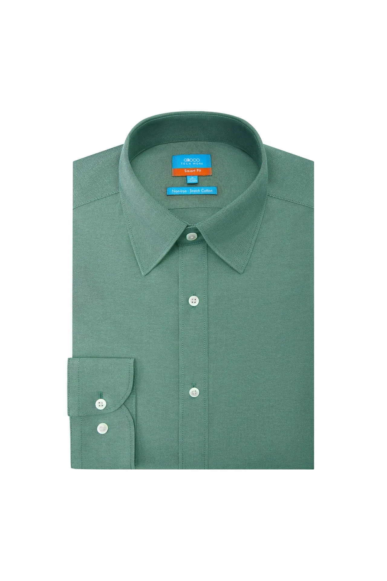 Non-Iron Cotton Stretch Smart Fit Oxford Shirt