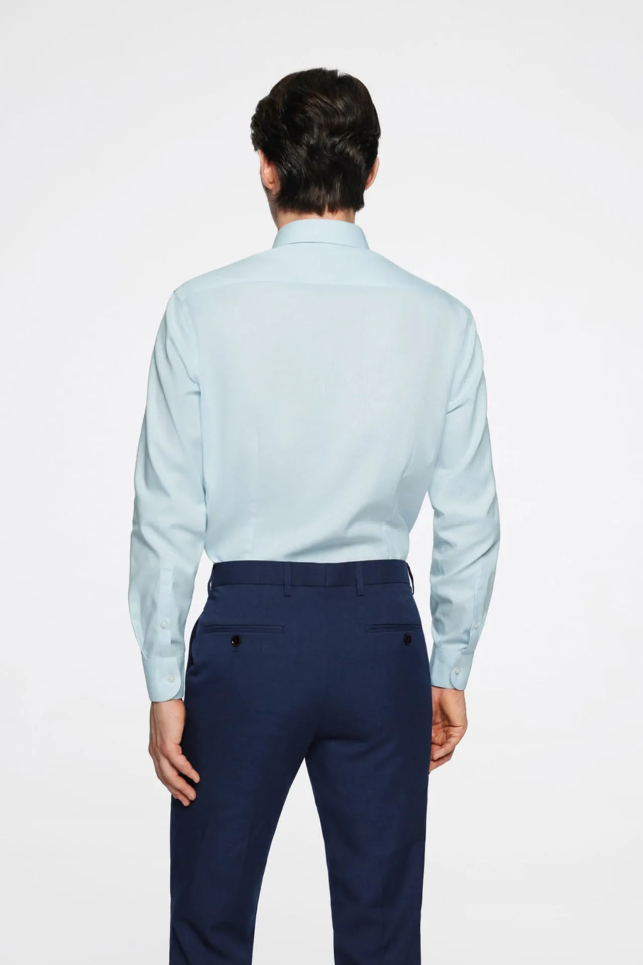 Non-Iron Cotton Stretch Smart Fit Oxford Shirt