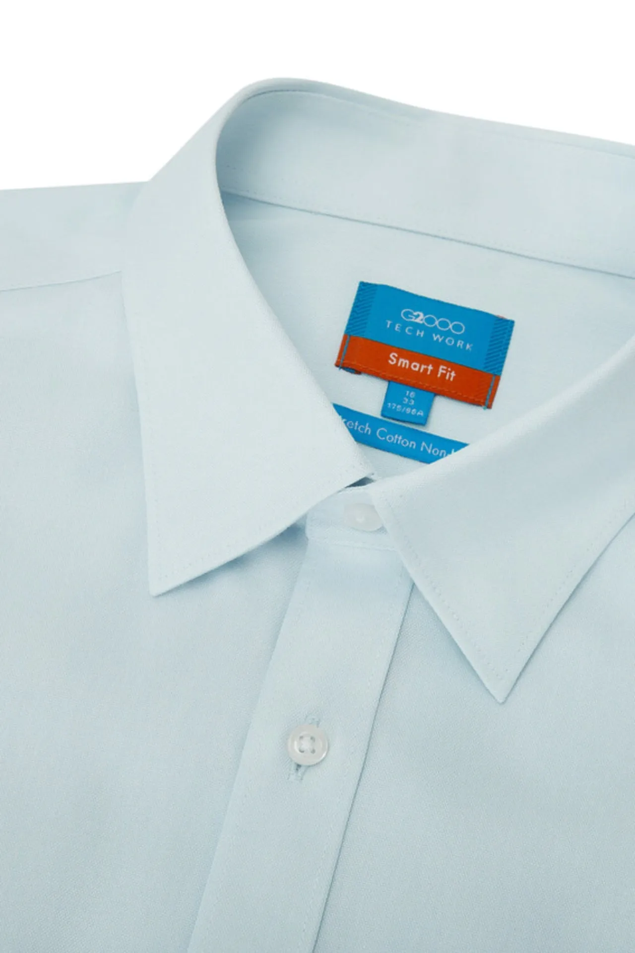 Non-Iron Cotton Stretch Smart Fit Oxford Shirt