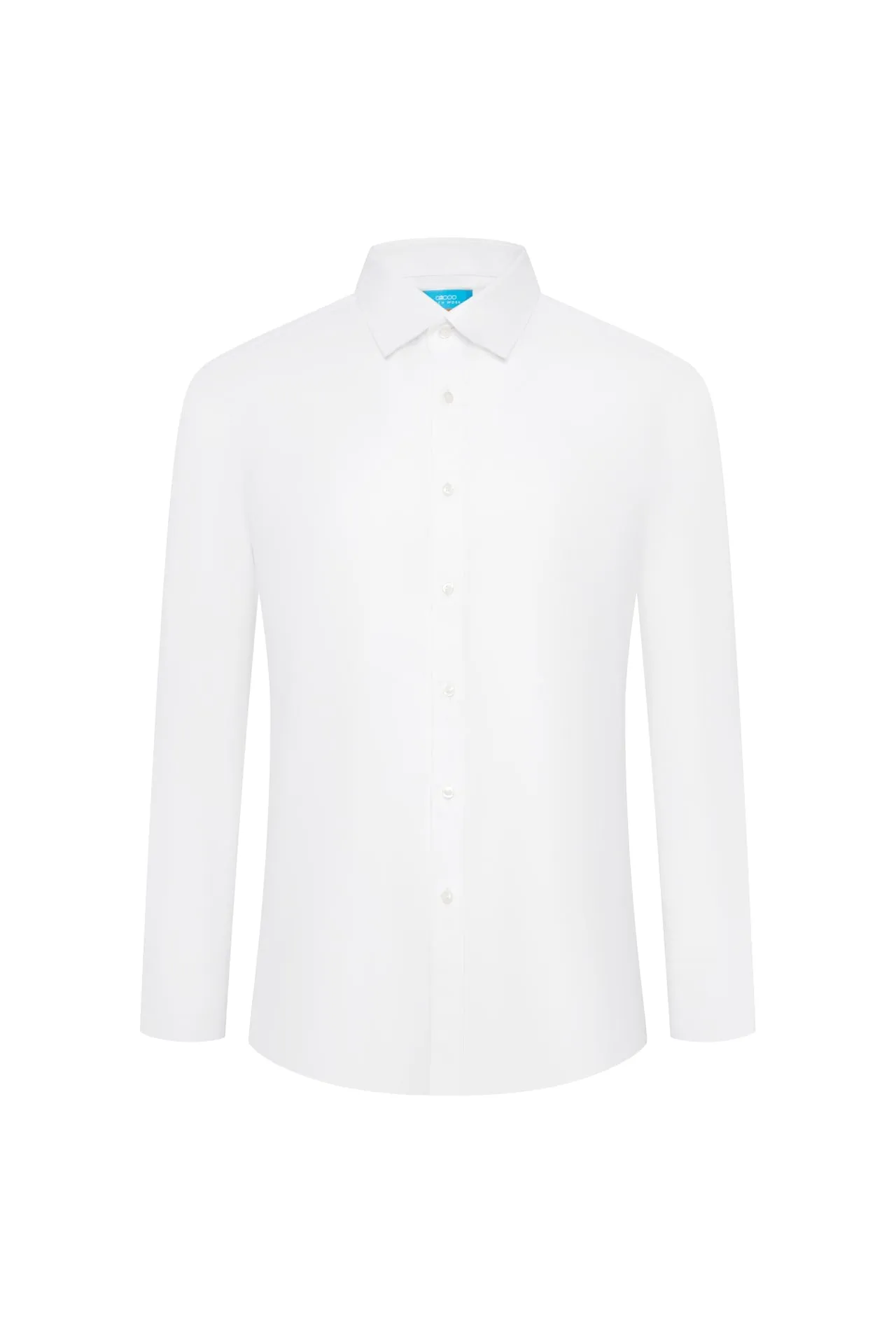 Non-Iron Cotton Stretch Smart Fit Oxford Shirt