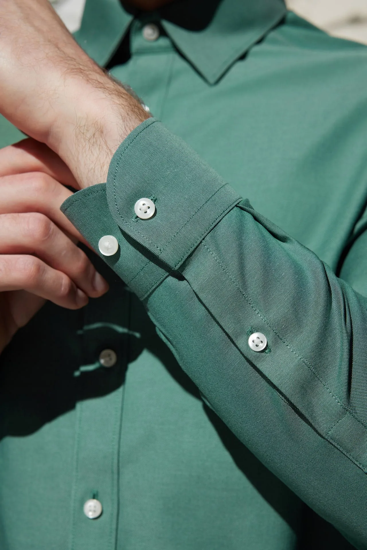 Non-Iron Cotton Stretch Smart Fit Oxford Shirt