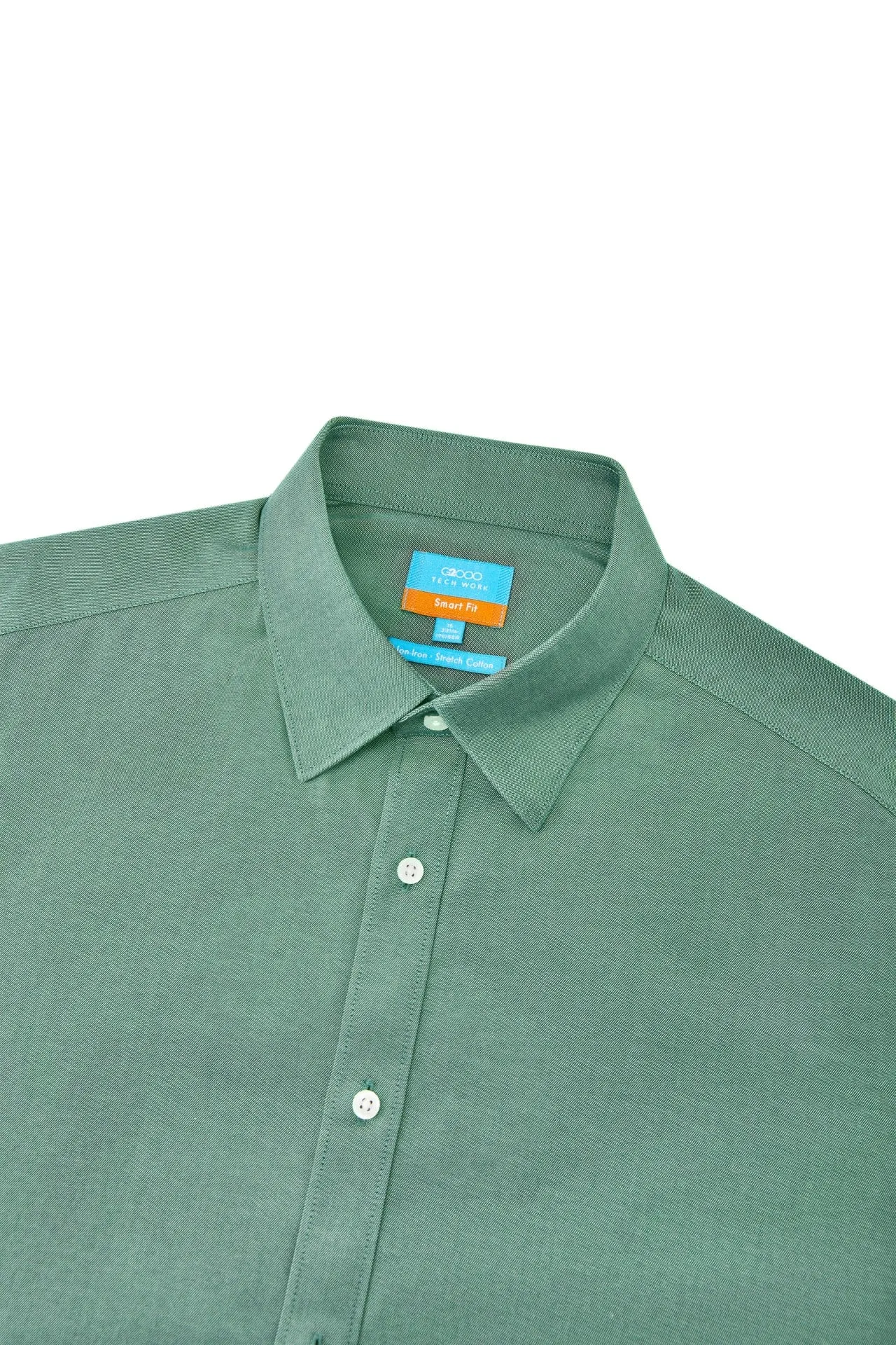 Non-Iron Cotton Stretch Smart Fit Oxford Shirt
