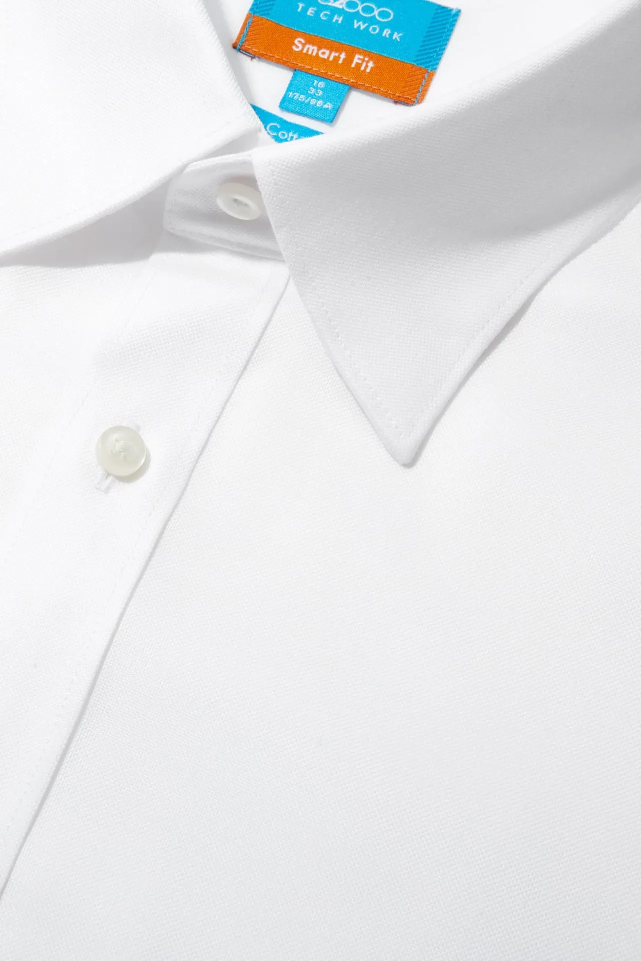 Non-Iron Cotton Stretch Smart Fit Oxford Shirt