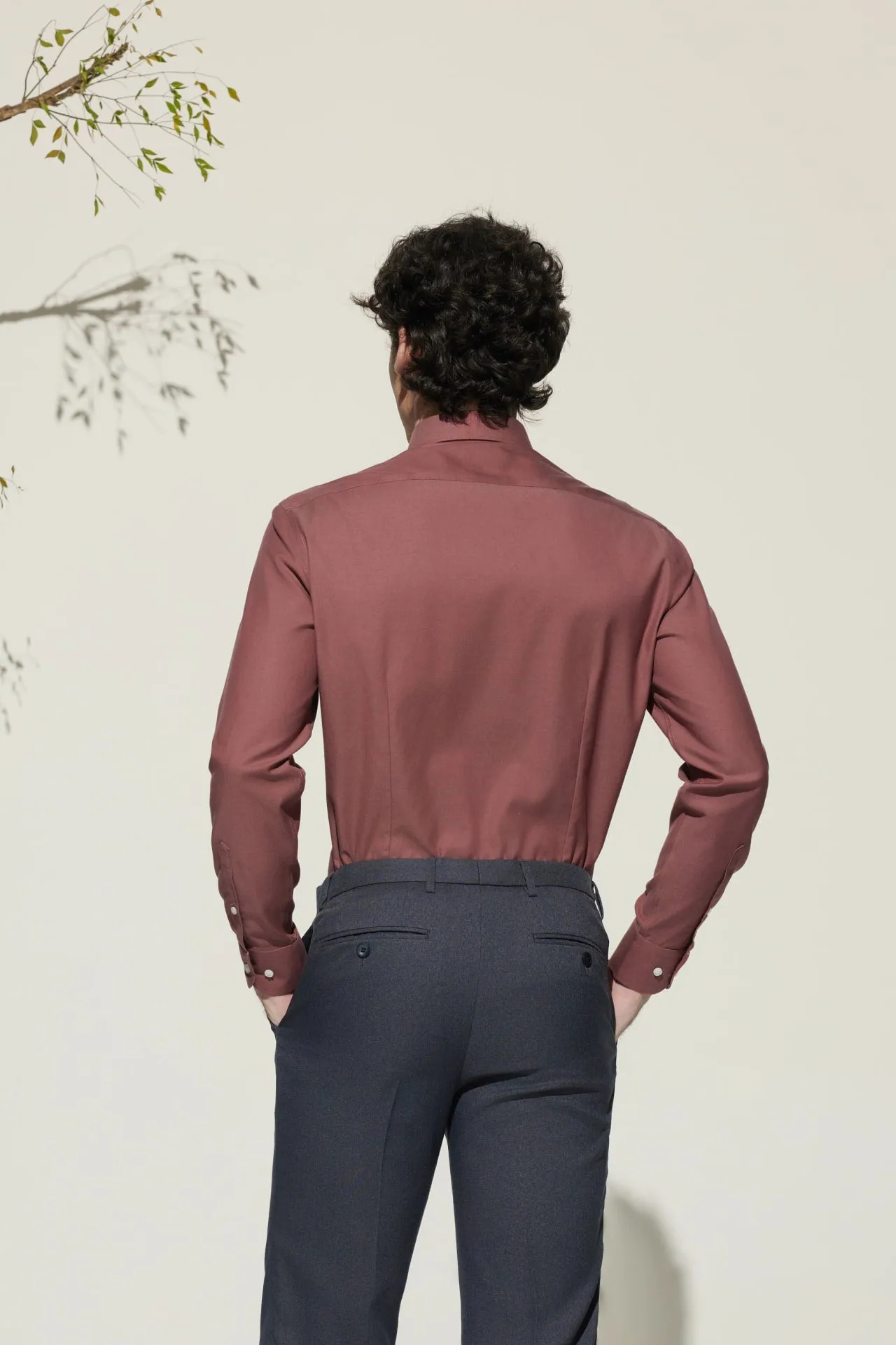 Non-Iron Cotton Stretch Smart Fit Oxford Shirt