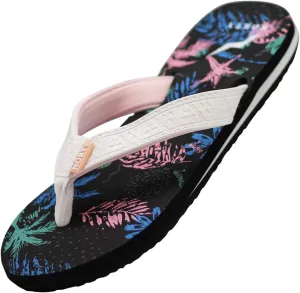 NORTY Womens Casual Flip Flop Thong Sandals For Beach, Pool or Everyday