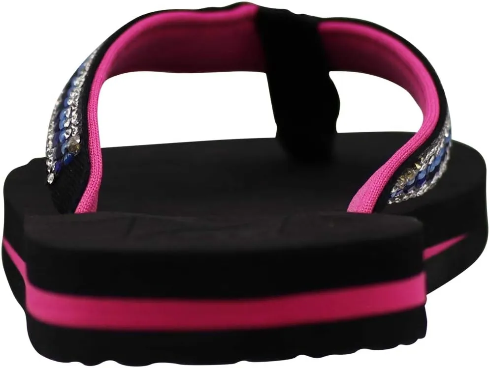 NORTY Womens Casual Flip Flop Thong Sandals For Beach, Pool or Everyday