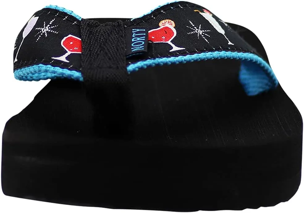 NORTY - Women's Casual Resort Wear Flip Flop Sandal for Everyday Comfort