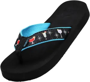 NORTY - Women's Casual Resort Wear Flip Flop Sandal for Everyday Comfort