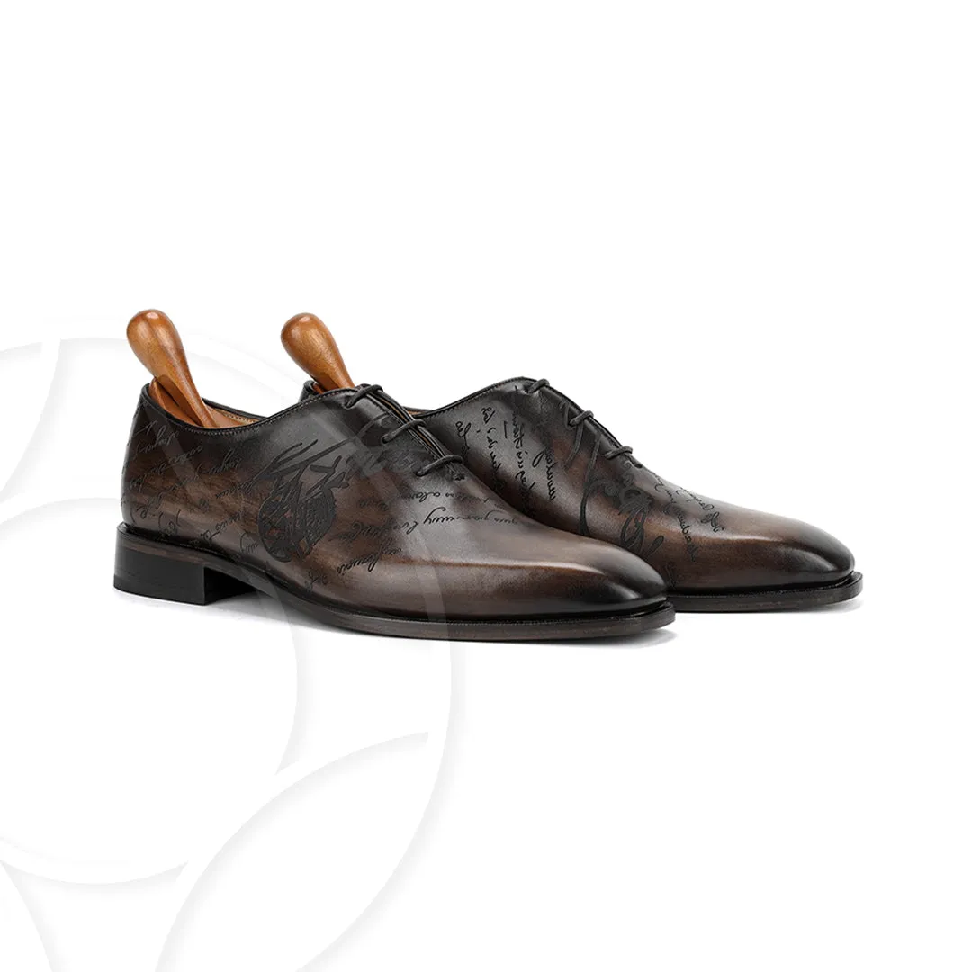 OBERAI Premium Oxford Handcrafted in Patina Leather