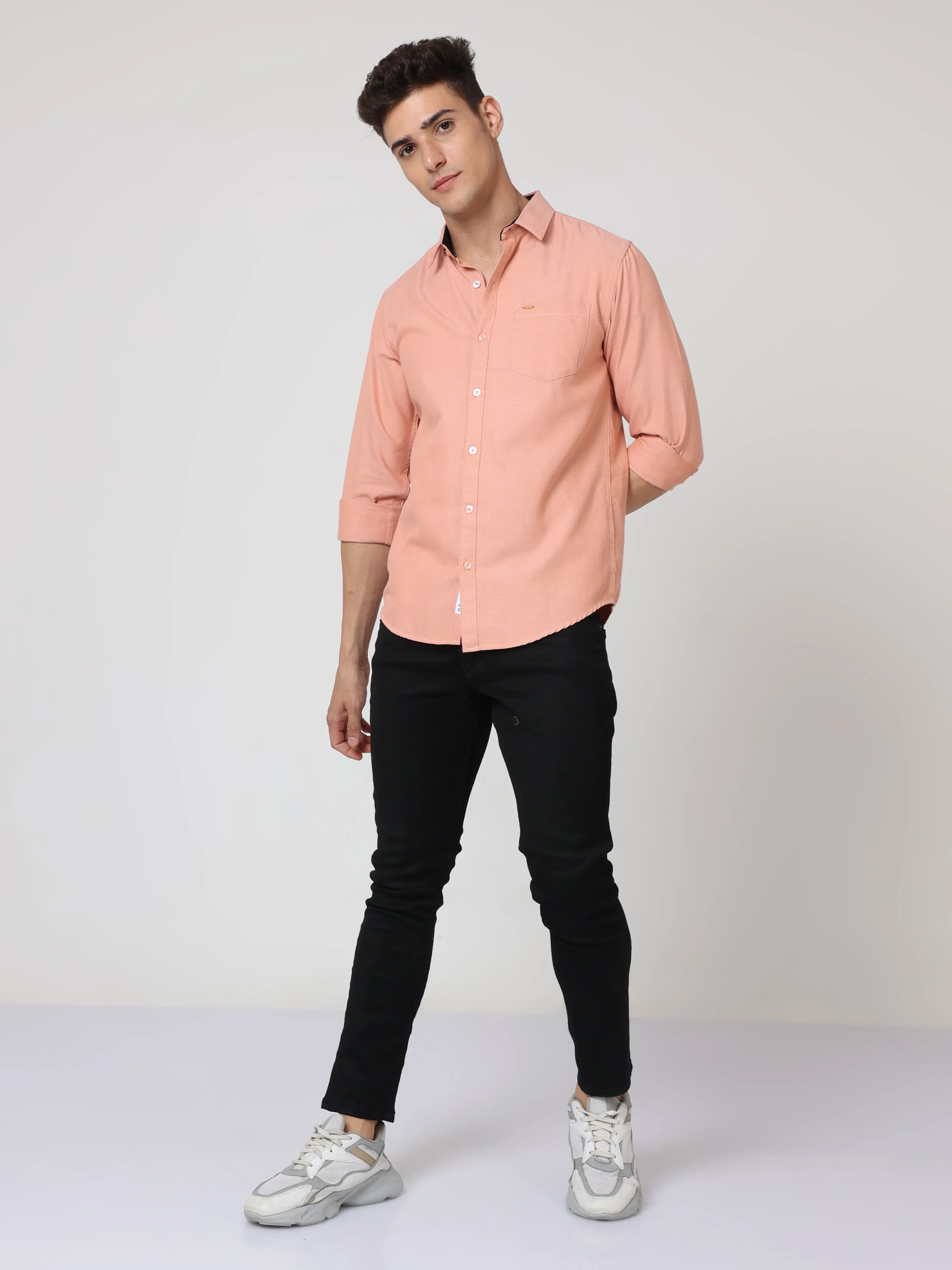 Onfire Oxford Orange Shirt
