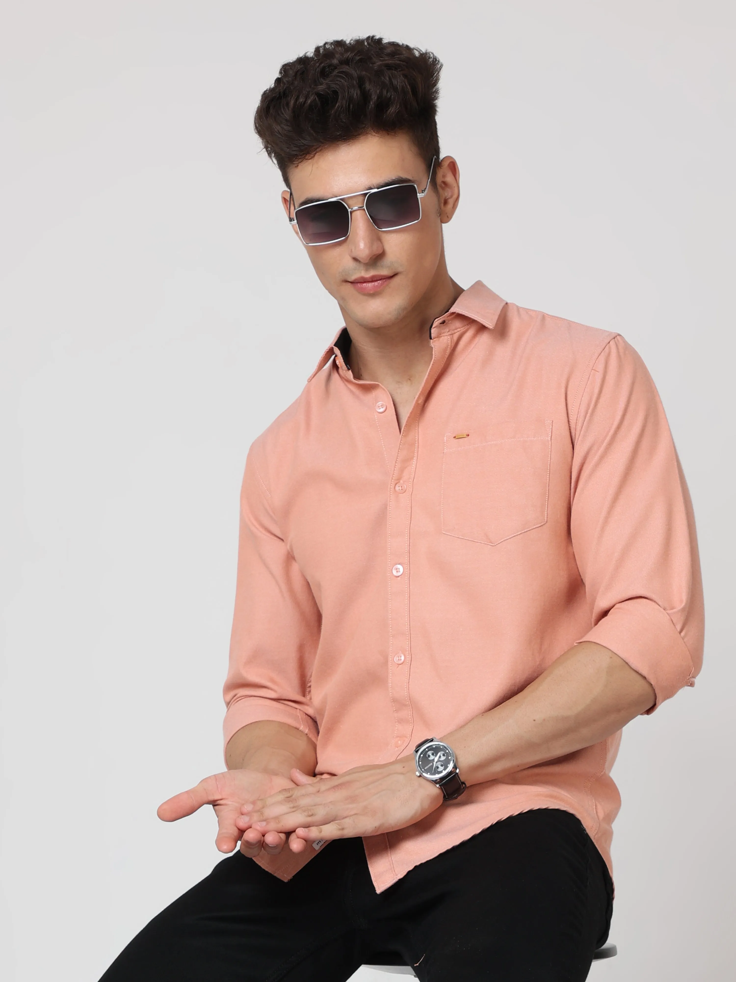 Onfire Oxford Orange Shirt