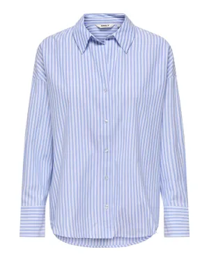 Only Oxford Blue Striped Shirt