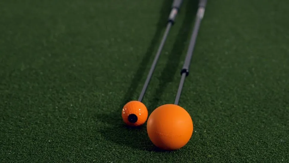 Orange Whip Golf Swing Trainer. Full Swing Golf Training Aid