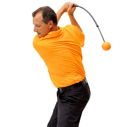Orange Whip Golf Swing Trainer. Full Swing Golf Training Aid