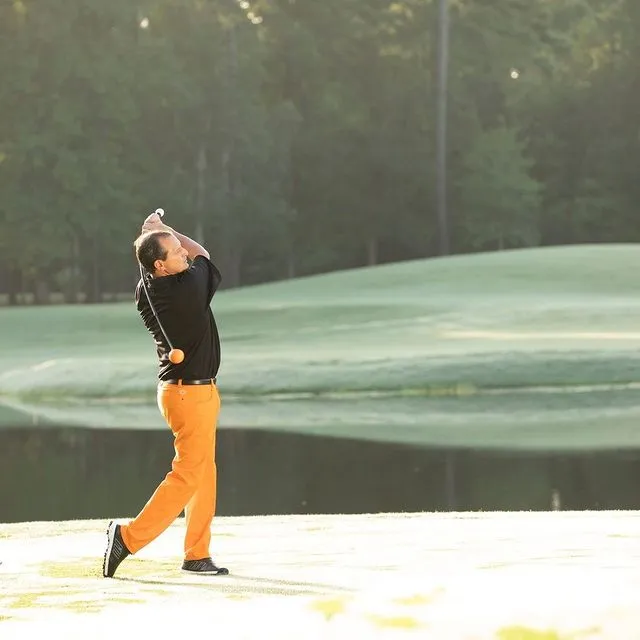 Orange Whip Golf Swing Trainer. Full Swing Golf Training Aid
