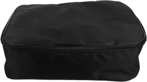Oxford Document Organizer with Code Lock Multi-Layer Storage Pouch Credential Bag Portable Bag for Passport Package Black