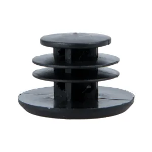 Oxford End Plugs Push-in Black (Bag of 10 pairs)