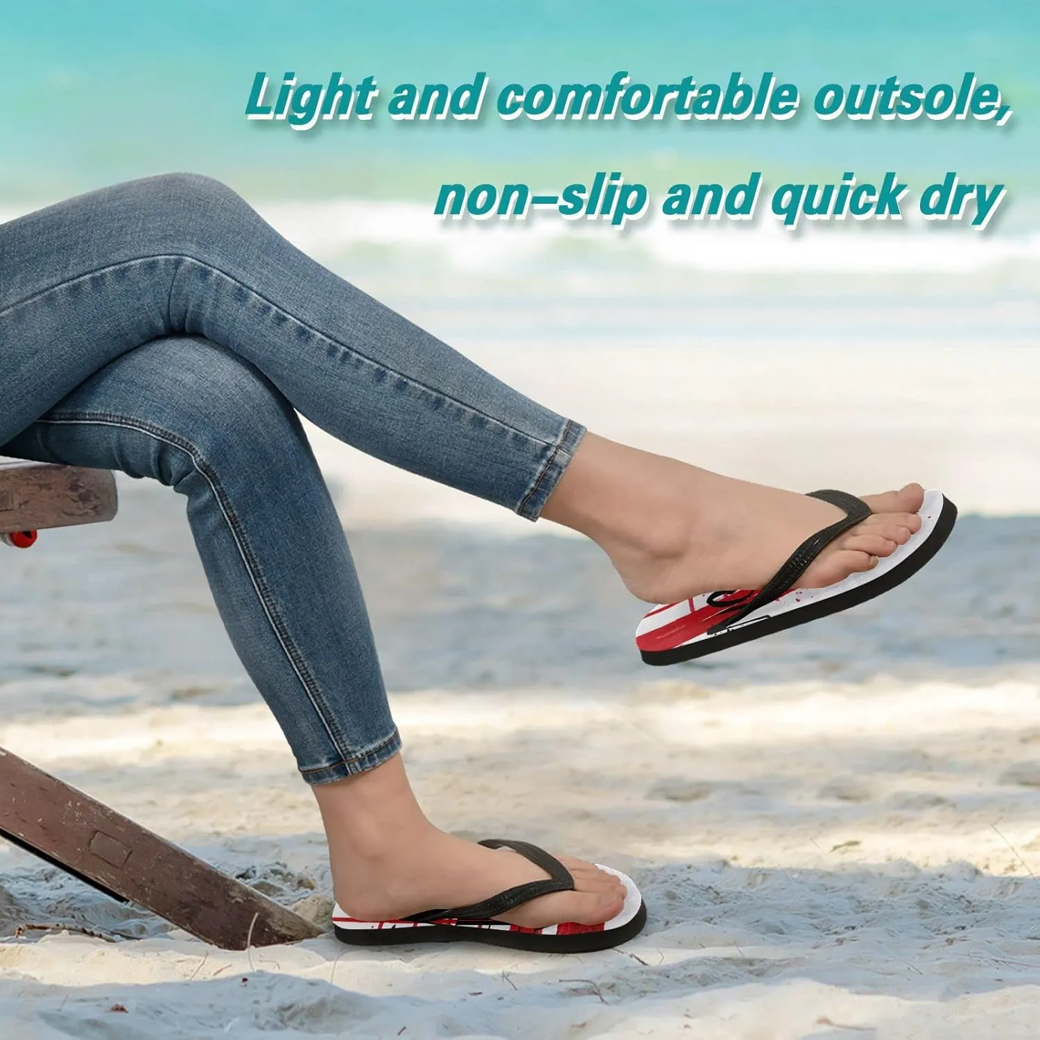 Oyihfvs Flip Flops Flip Sandal Home Slippers Hotel Spa Bedroom for Men Women XS-XXL