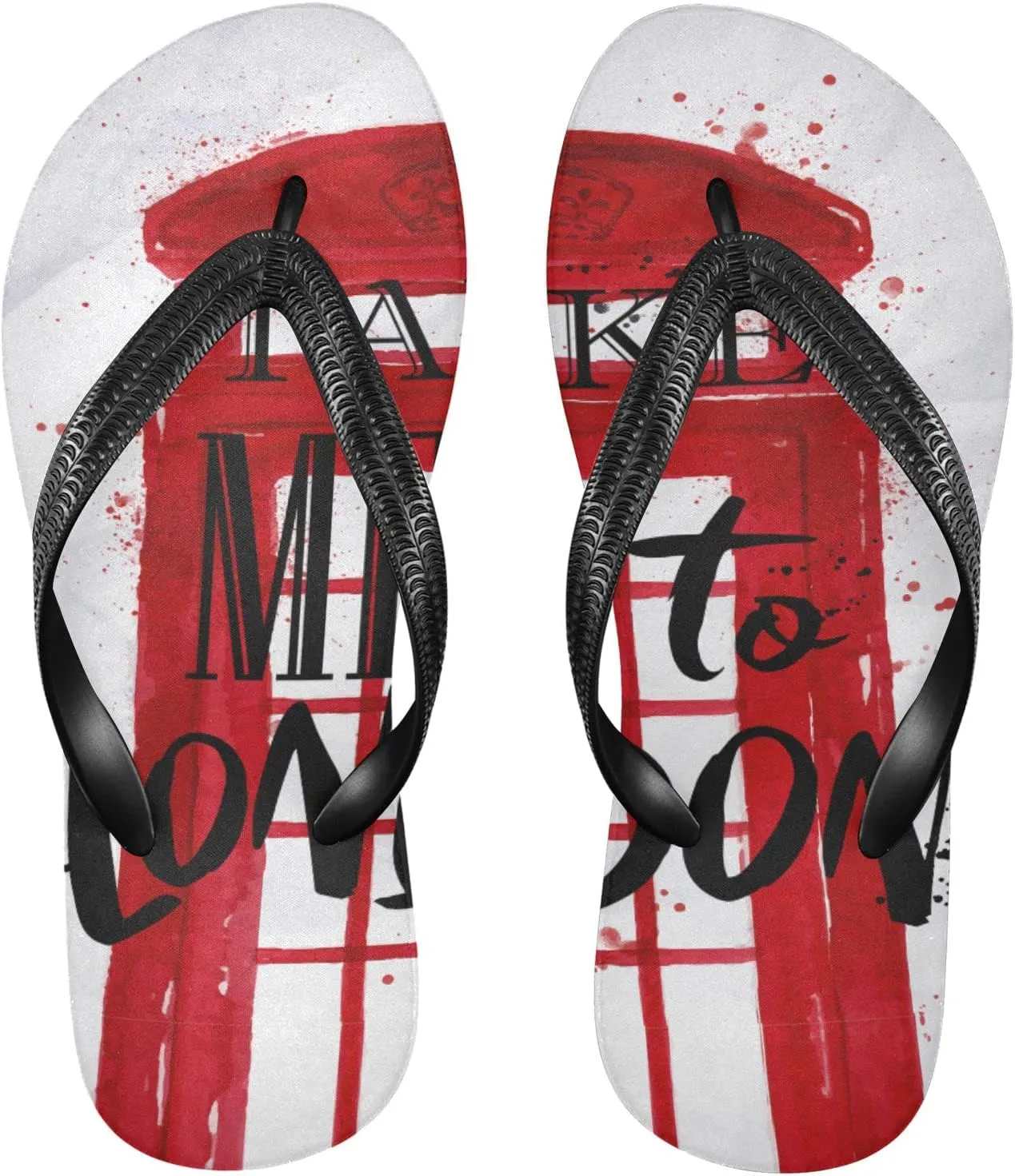 Oyihfvs Flip Flops Flip Sandal Home Slippers Hotel Spa Bedroom for Men Women XS-XXL