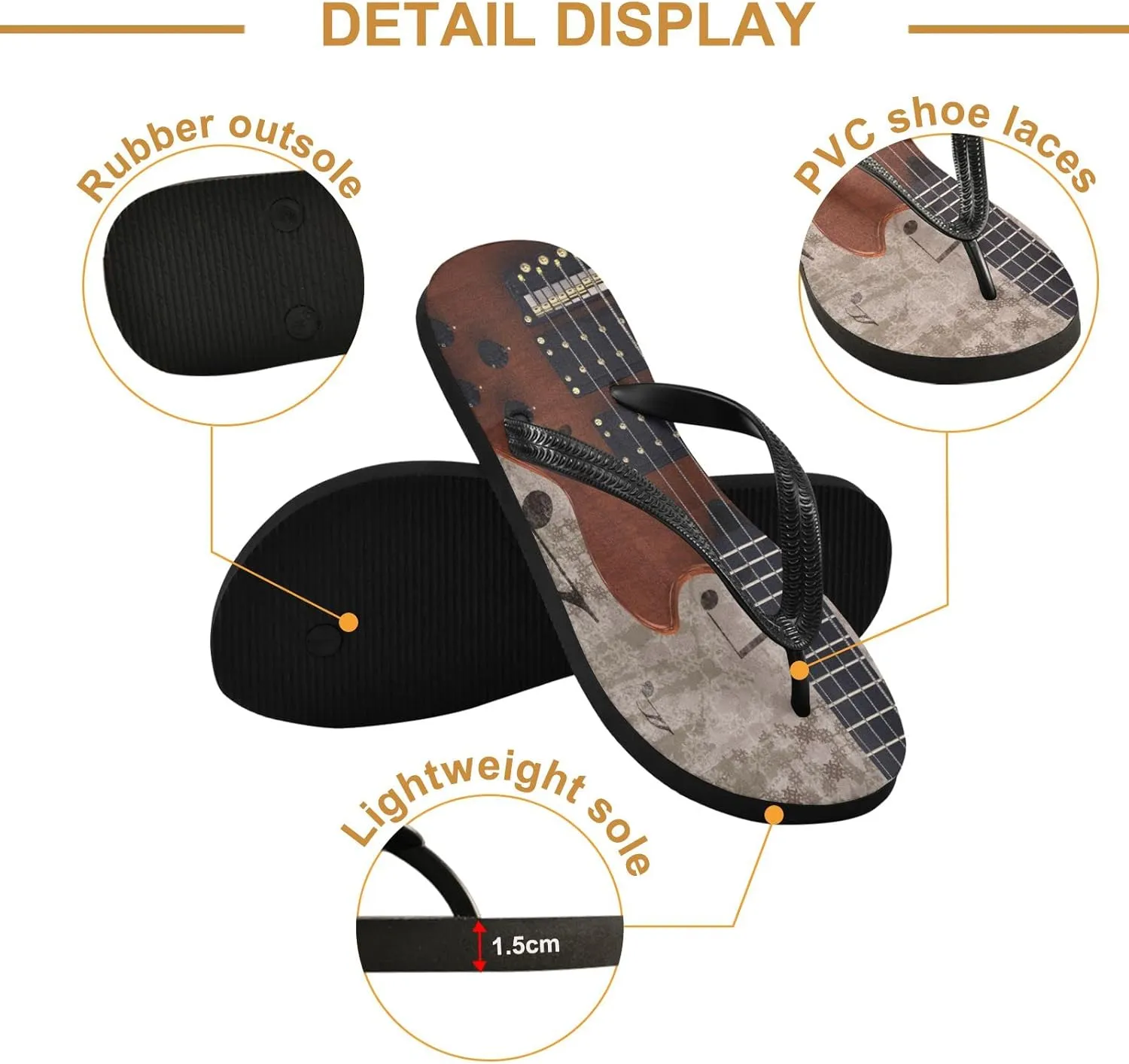 Oyihfvs Flip Flops Flip Sandal Home Slippers Hotel Spa Bedroom for Men Women XS-XXL