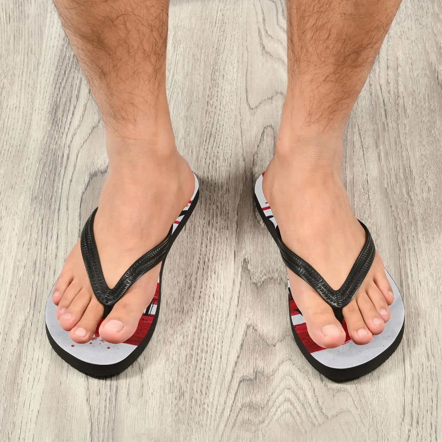 Oyihfvs Flip Flops Flip Sandal Home Slippers Hotel Spa Bedroom for Men Women XS-XXL