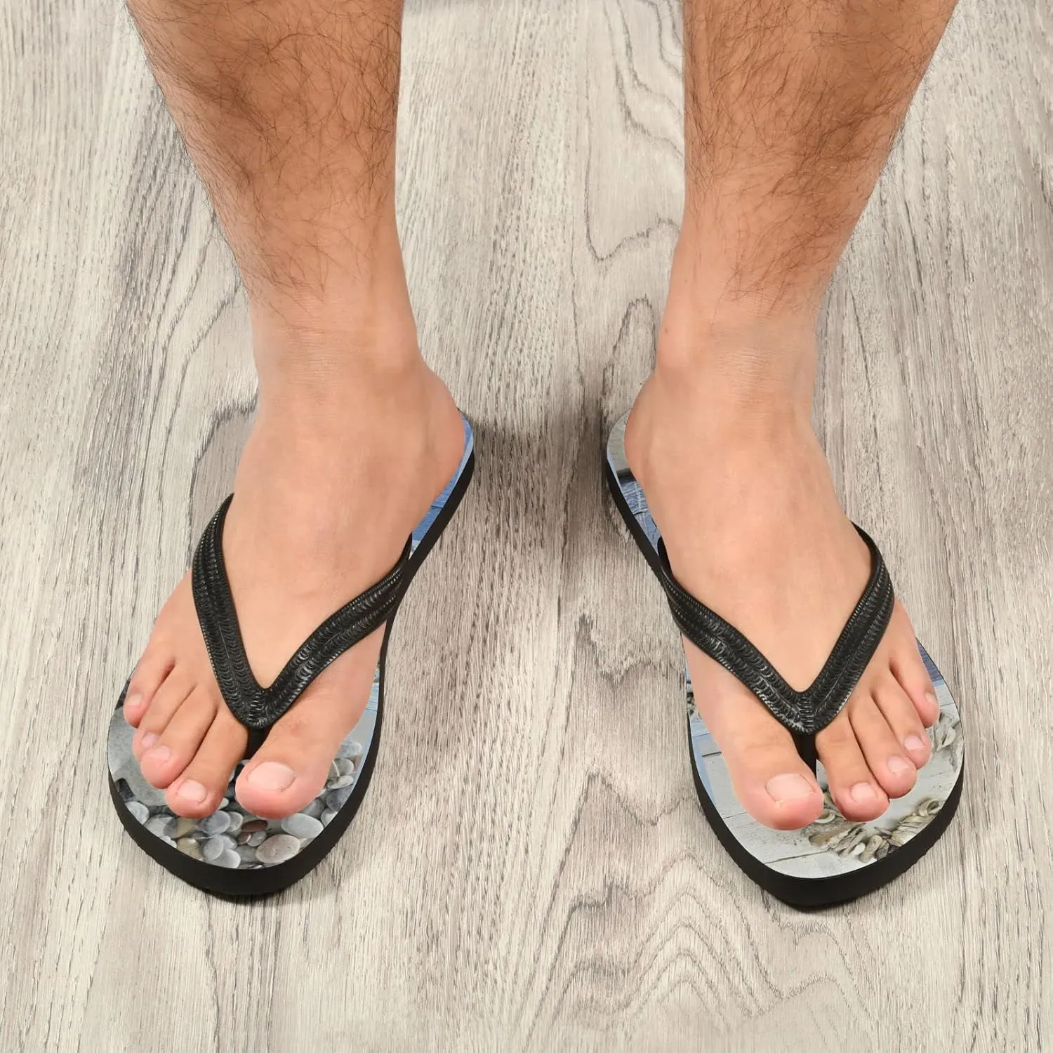 Oyihfvs Flip Flops Flip Sandal Home Slippers Hotel Spa Bedroom for Men Women XS-XXL