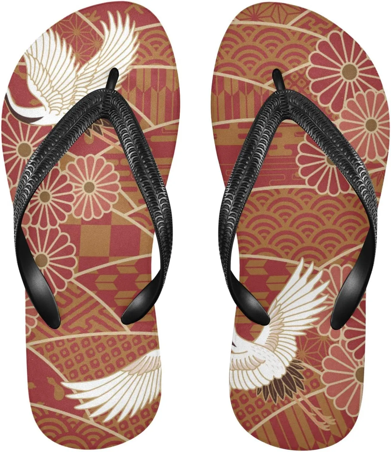 Oyihfvs Flip Flops Flip Sandal Home Slippers Hotel Spa Bedroom for Men Women XS-XXL