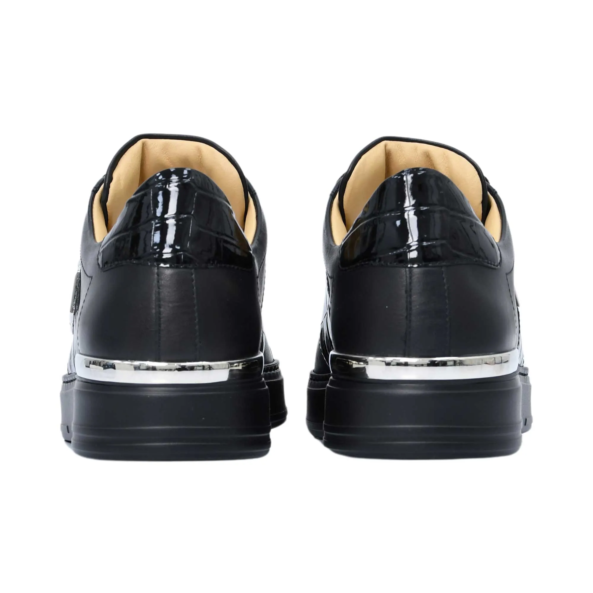 Philipp Plein Men's Leather Lo-Top Sneaker