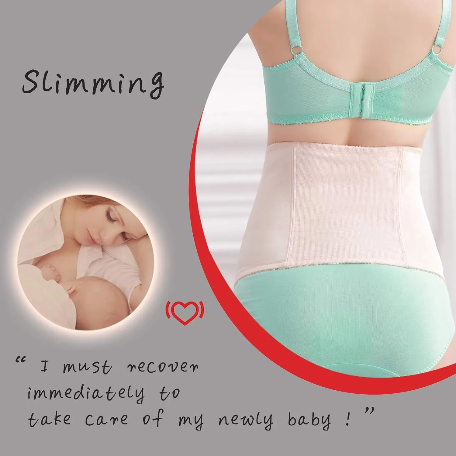 picotee C Section Postpartum Belly Band Wrap Abdominal Binder Fajas Postparto Cesarea Post Partum Waste Shrinker