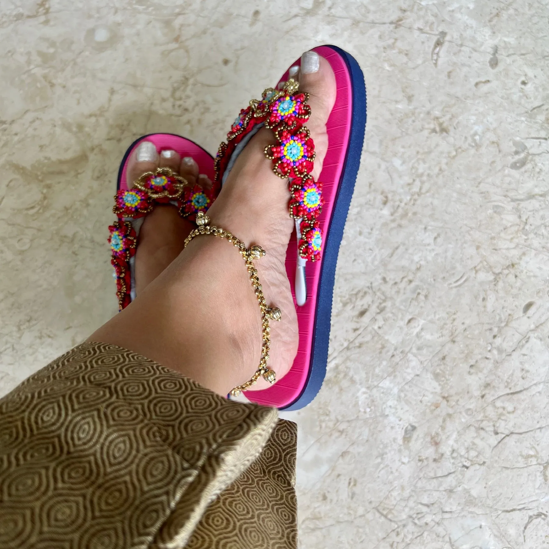Pink Flip Flops - Opulence