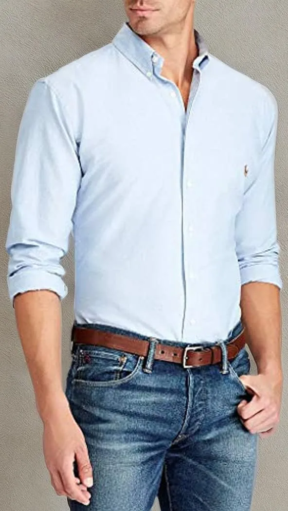 Polo Ralph Lauren Men's Classic Long Sleeve Oxford Shirt