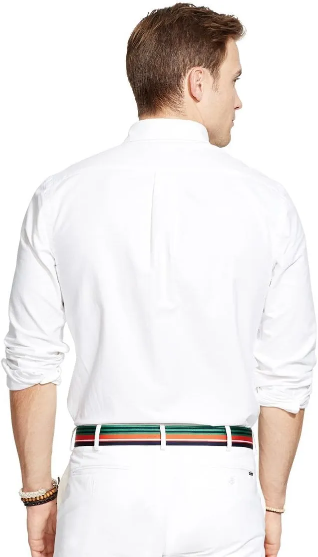 POLO RALPH LAUREN Men's Classic Oxford Long Sleeve Sport Shirt