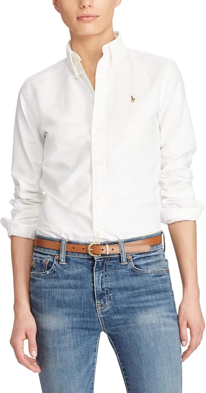 POLO RALPH LAUREN Women's Oxford Classic Fit Button Down Shirt