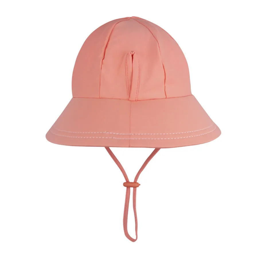 Ponytail Beach Bucket Hat - Peach