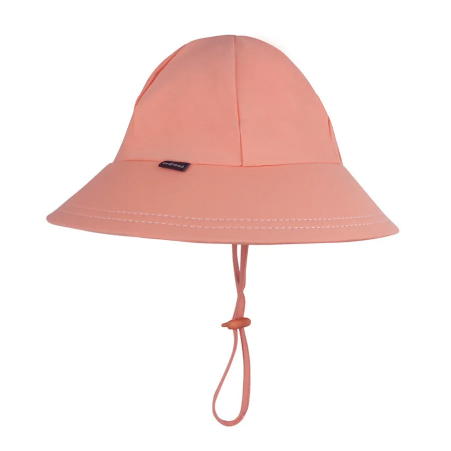 Ponytail Beach Bucket Hat - Peach
