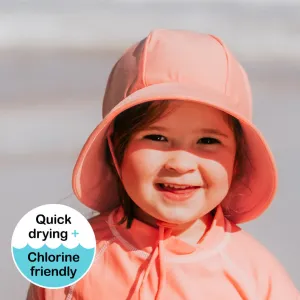 Ponytail Beach Bucket Hat - Peach