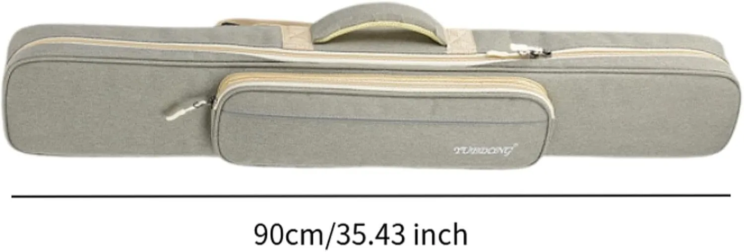 Pool Cue Case 3x4 Pool Cue Storage Pouch Billiards Accessories Oxford Cloth Compact Billiard Stick Carrying Case Pool Cue Bag