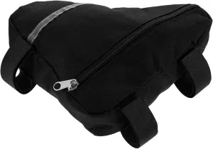 POPETPOP Cycling Front Frame Storage Triangle Bag Zippered Bike Bag for Travel Capacity Oxford Bike Frame Pouch Easy Installation for Road and Mountain Biking Essentials
