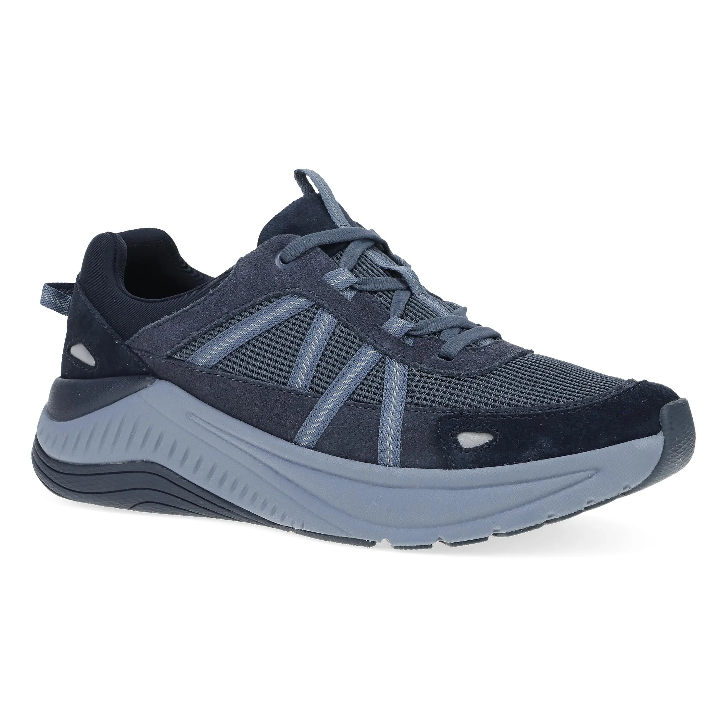 Poppy Navy Suede