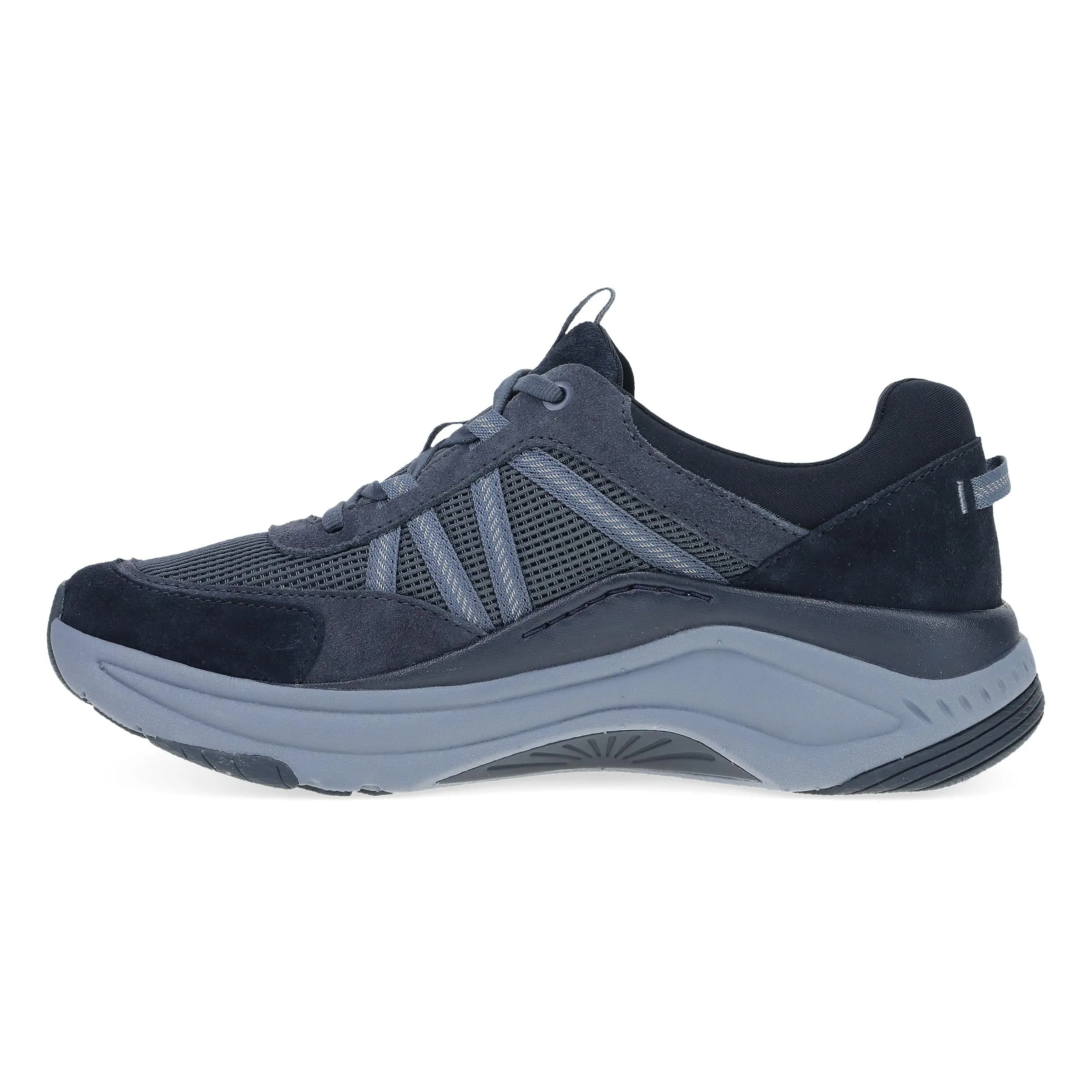 Poppy Navy Suede