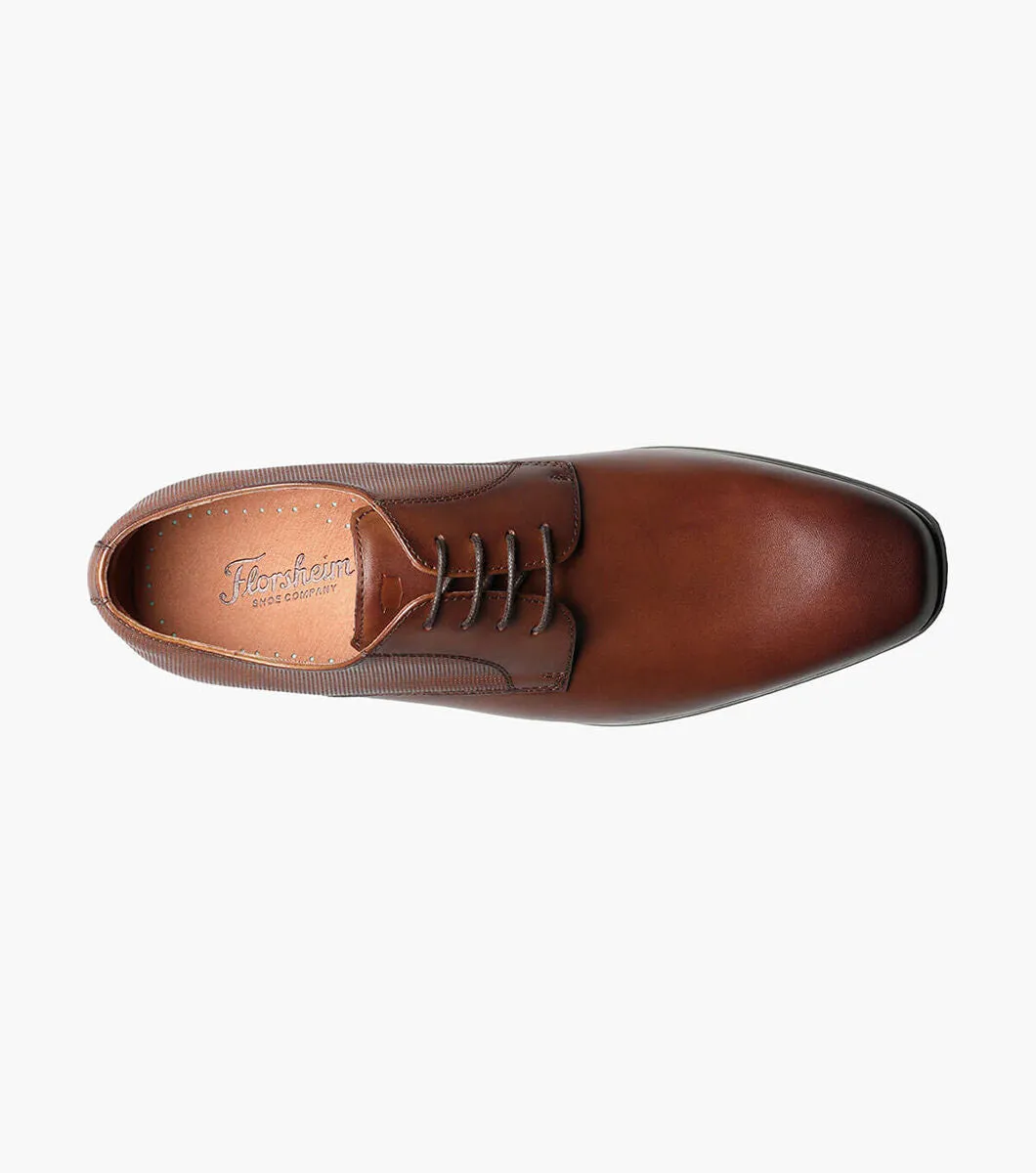 Postino Plain Toe Oxford-Cognac | Florsheim