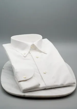 Pre-Order Classic Button Down Oxford American Sea Island Cotton - White