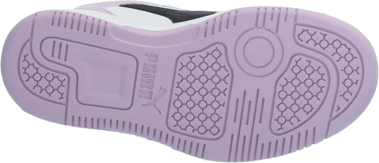 PUMA Unisex-Child Rebound Layup Hook and Loop Sneaker