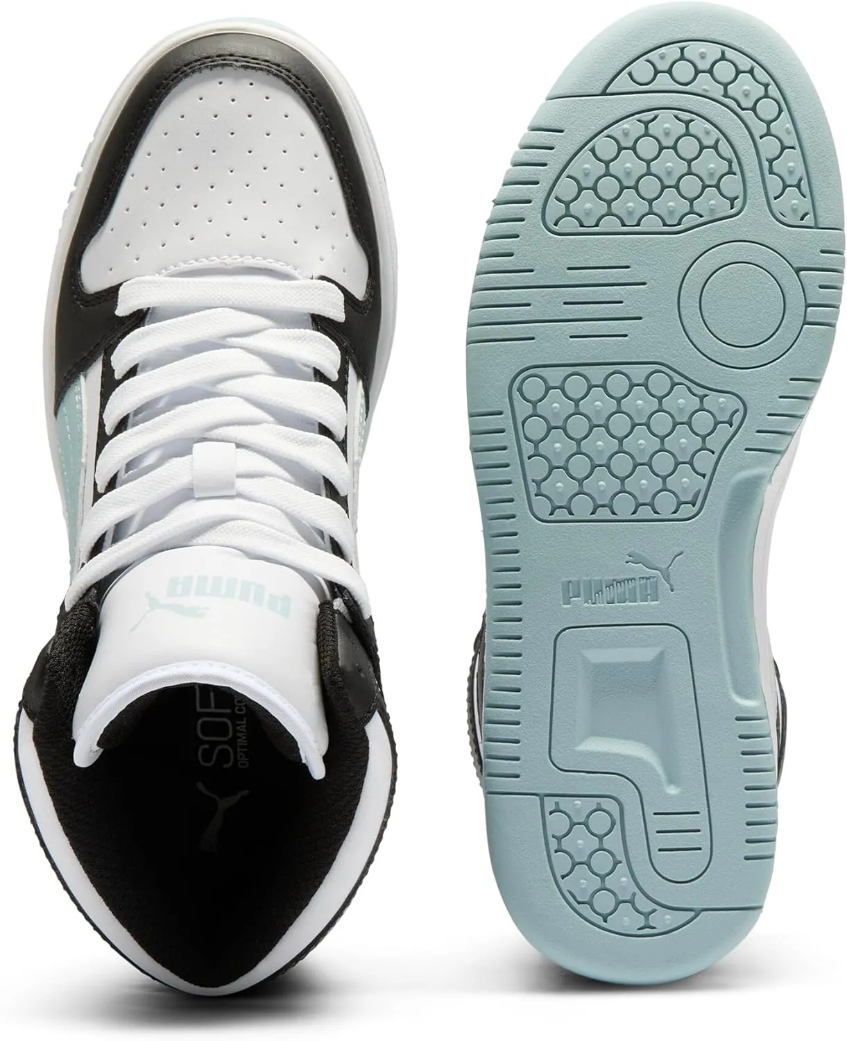PUMA Unisex-Child Rebound Layup Mid Sneaker
