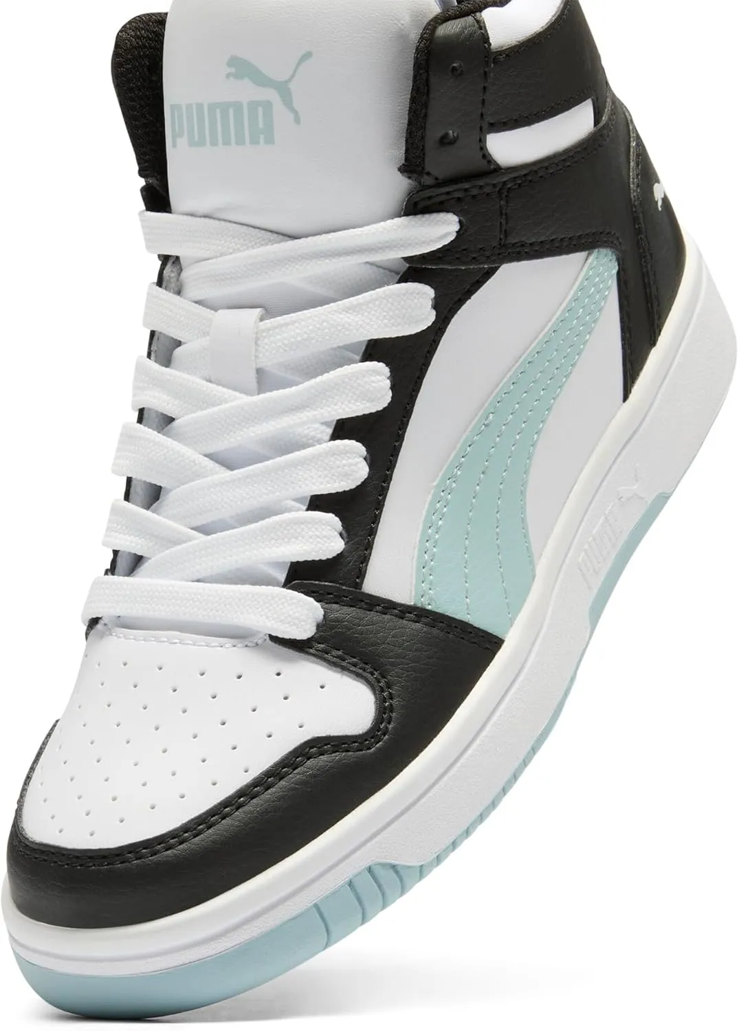 PUMA Unisex-Child Rebound Layup Mid Sneaker