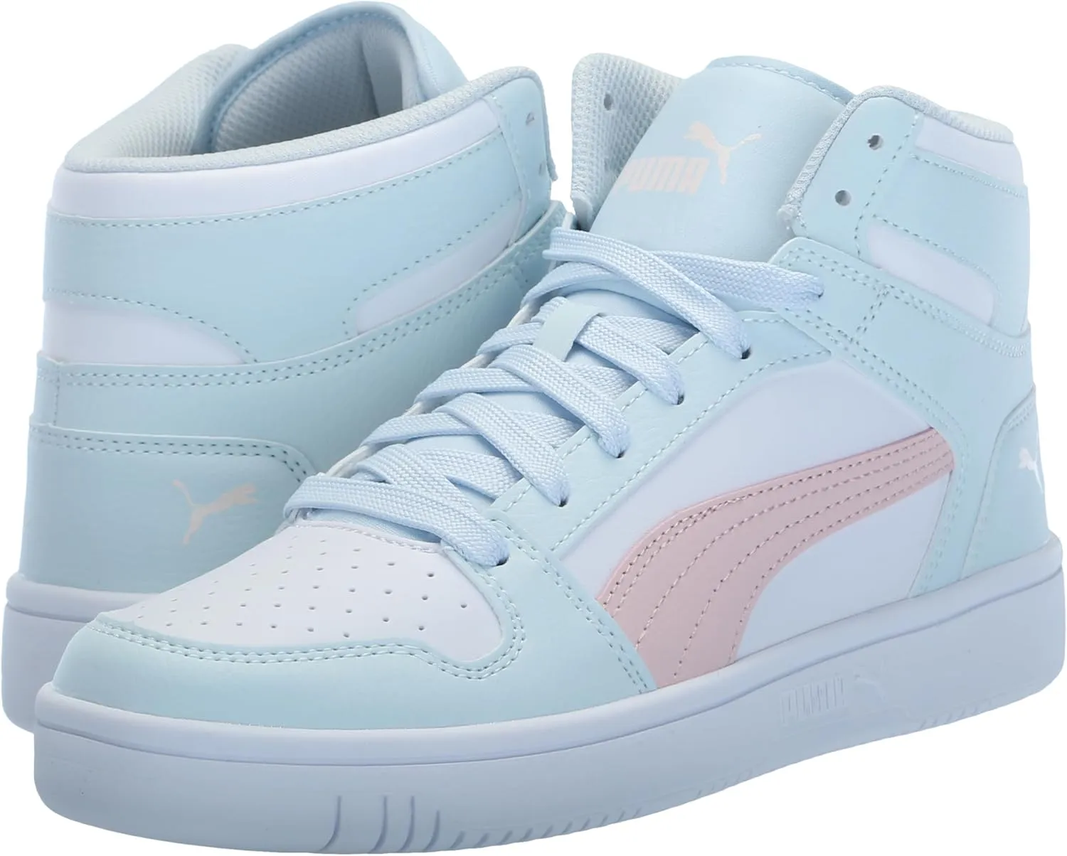 PUMA Unisex-Child Rebound Layup Synthetic Leather Hook and Loop Sneaker