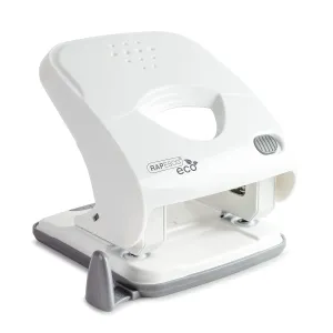 Rapesco ECO X5-30ps Less Effort 2 Hole Punch (30 Sheets) (White)