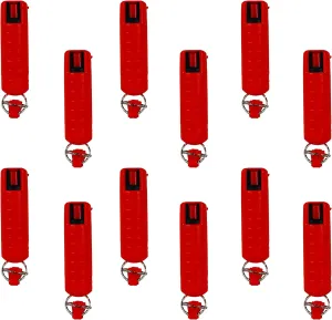 Red 1.2% MC Pepper Spray Bundle of 12 - Lot of 12 as Shown