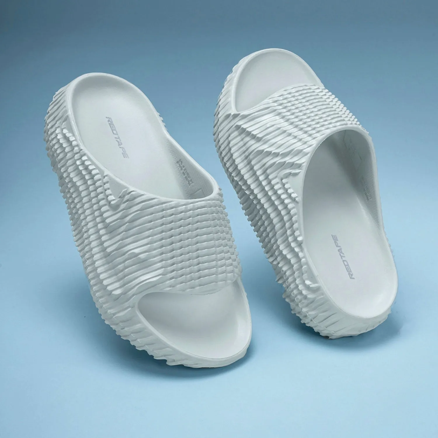 Red Tape Casual Sliders for Women | Refined Round-Toe Shape with a Relaxing Slip-On Support