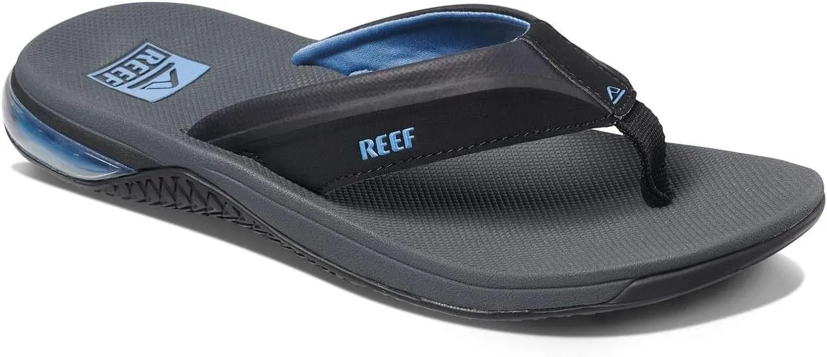 REEF Anchor Men's Beach Flip Flop, Water Friendly, Cushioning Heel Airbag